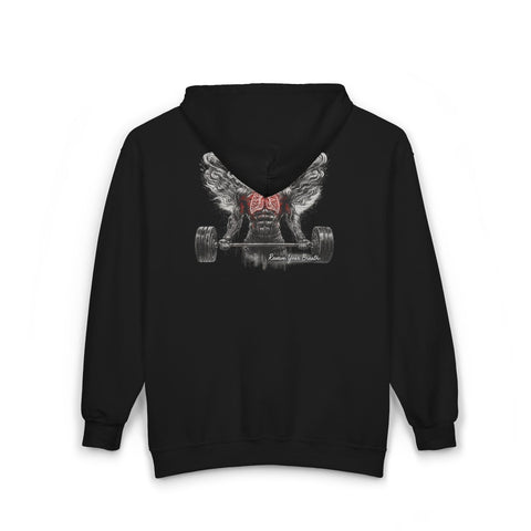 Revive Your Breath – Power lifting Lung Hoodie | Motivational Gym Pullover for Strength, Fitness & Wellness - Revive Your Breath